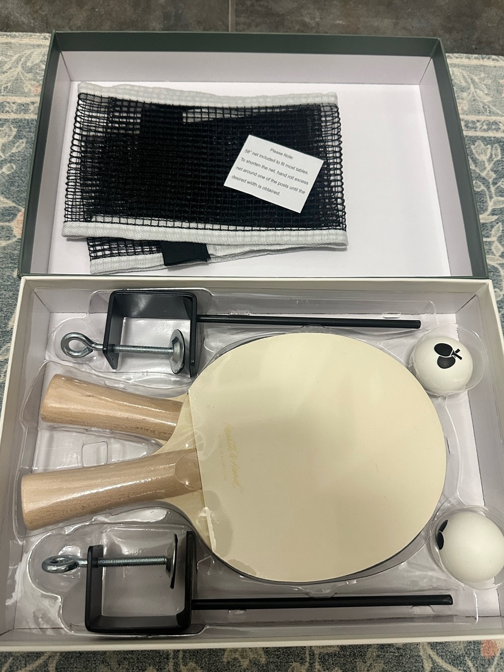 NWT Hearth & Hand Magnolia 7pc Ping-Pong Table Tennis Game Set Target 2023